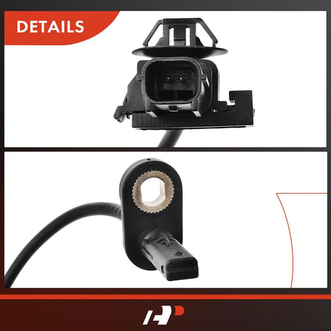 Front Left And Right Abs Wheel Speed Sensor Pair For Acura Tsx 2009 2012 Honda Accord 2008 2012 Includes Cable Harness side view