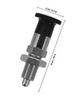 Heavy Duty Stainless Steel Self Locking Spring Plunger Pin With Kickass Safety Latch And Slick Indexing Action For Demanding Industrial Jobs Gearbox And Rigging, dimensions 2 cm x 5 cm.