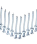 Heavy Duty Lawn Aerator Shoes With 10 Metal Spikes for Grass Replacement Pegs