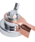 Ditch the clamps that take forever! This Heavy Duty Magnetic Welding Ground Clamp with copper and silver finish.
