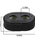 Replacement Carburetor 799584 For 550EX 625EX 675EX 725Exi Engines With Air Filter Kit shown with dimensions