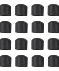 Rubber Furniture Leg Pads With Shock Absorbing Non Slip Round Bottom Protectors For Chairs Tables And Sofas, set of 16