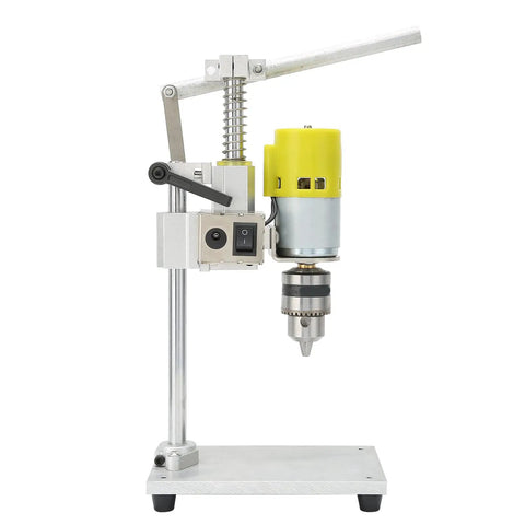 Hilitand Benchtop Drill Press With Brass Motor Featuring Variable Speed 4000 To 9000Rpm And Adjustable Chuck for precision drilling.