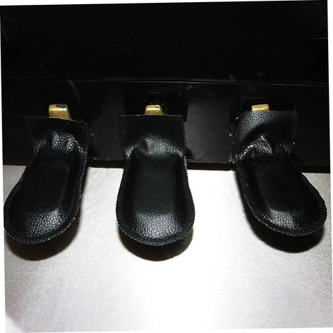 Six Pack Piano Pedal Protective Covers Soft Leather Foot Pad Sleeves For Acoustic And Digital Pianos Protect Pedals