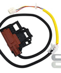 Heavy Duty Washing Machine Lid Lock Switch And Wiring Harness Kit For Straight Up Solid Replacement, featuring wiring harness and connectors.