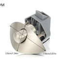 Kick Rattling Doors To The Curb With These Sleek Push Button Cabinet Handles That Keep Your Yacht Or Boat Drawers Secure And Tight, Ensuring Zero Spills No Matter How Rough The Waters Get While Adding A Clean Modern Look To Any Kitchen Cupboard Or - Close-up view of sleek zinc alloy push button cabinet handle.