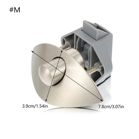 Kick Rattling Doors To The Curb With These Sleek Push Button Cabinet Handles That Keep Your Yacht Or Boat Drawers Secure And Tight, Ensuring Zero Spills No Matter How Rough The Waters Get While Adding A Clean Modern Look To Any Kitchen Cupboard Or - Close-up view of sleek zinc alloy push button cabinet handle.