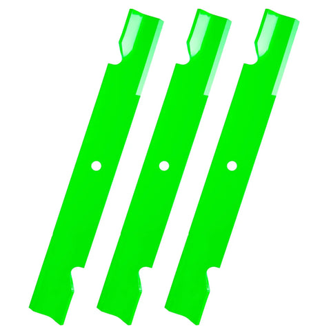 High Lift Lawn Mower Blades 3 Pack For 60 Inch Decks Fits Bad Boy Exmark Gravely Hustler Toro Titan Timecutter ZT60 CZT60