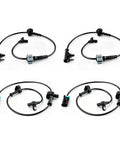 Set of Heavy Duty Abs Wheel Speed Sensors for Chevrolet Silverado 1500 Avalanche Suburban 1500 2007 To 2013 direct bolt-on.