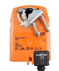 Rock Solid Tf24 S Hvac Ventilation Damper Actuator Boasts Heavy Duty Build With Mechanical Fail Safe Function And Smooth Zero Hassle 24 Volt Ac Dc Motorized Operation For Pro Setup, top view of control mechanism and screws.