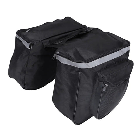 25L Bike Rack Bag For Rear Carrier Double Pannier Trunk Storage With Side Pockets Mountain Road Ready Tote For Adults