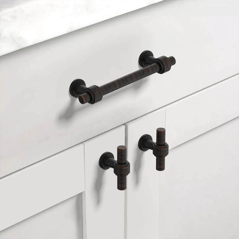 10 Pack 3.75 Inch 96mm Oil Rubbed Bronze Cabinet Handles For Kitchen Cabinets And Cupboards Cabinet Pulls Hardware For Drawers