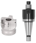 Beefy Indexable End Mill Holder NT30 FMB22 45 Degree with 400R 50 22 4T face cutter for high speed machining