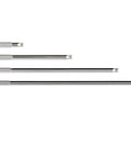 8-Piece One Quarter Inch Drive Accessories Kit With Extensions Three Quarter Inch, Three Inch, Six Inch, Nine Inch, Twelve Inch, Plus Universal Joint, One Quarter Inch To Three Eighth Inch Adapter, And Hex Bit Holder For Easy Garage Fixes arranged linearly.