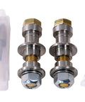 Beefed Up Toe Link Support Kit TLS For X3 UTV Five Eighths Inch Steel Spacer System Strengthens Rear Hub Prevents And Repairs Damage Replaces Soft Factory Aluminum Mount Includes All Necessary Hardware ZRP, steel rod ends and hardware
