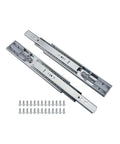 10 Inch Soft Close Drawer Slides 2 Pack Ball Bearing Full Extension 3 Fold Heavy Duty Side Mount Rails For Kitchen Cabinets