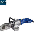 Portable 80W Electric Rebar Cutter And Bender Machine With 16mm Bending Range For Smooth, Fast Steel Bar Cutting At 5 Seconds Speed Dual Voltage Power Tool For Construction Jobsites side view of electric rebar cutter and bender
