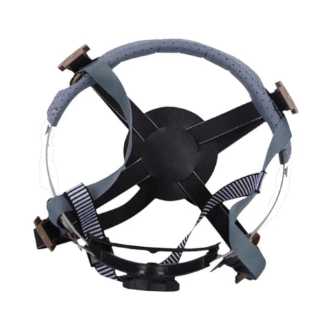 Top view of 4 Point Hard Hat Replacement Suspension Kit With Shock Absorbing Liner, Universal Lightweight Cap Insert, Knob Adjustable Comfort Fit.