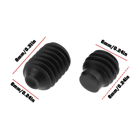 Four Pack R8 Spindle Alignment Screws For Bridgeport Vertical Milling Machines 6x6mm And 6x8mm Fits Durable Steel Construction Easy Install
