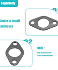 Beefy Duty Three Layer Exhaust Manifold Gasket Set For Briggs And Stratton Engines Fits 401000 403000 404000 405000 Series Models