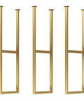 Heavy Duty Floating Shelf Brackets With Screws Hella Sturdy Wrought Iron Wall Mounts For Kitchen And Dining Room Space Saving Diy Shelving Supports That Delivers Legit Home Organization, gold finish.