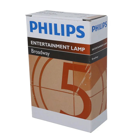 Box packaging of Philips Entertainment Lamp, suitable for MSD250/2 8500K Metal Halide Stage Bulb Pro-Grade Stage Lighting.