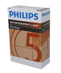 Box of Philips Entertainment Lamp with Broadway design packaging.