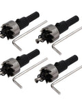 18.2mm Hole Saw Set Pro Grade With 66mm Length And HSS Material Includes Spring Loaded Twist Drill Bits And 4 Hole Saws Plus 4 Hex Wrenches