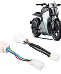 Badass Heavy Duty Ip67 Waterproof Connector Set For Electric Motorcycle Hall Sensor Controller Wire Extension with colored wires.