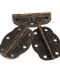 Vintage Engraved Bronze Butterfly Hinges for Cabinets and Jewelry Boxes Pack of 20 With Screws Included, 1.18 Inches Long By 0.83 Inches Wide