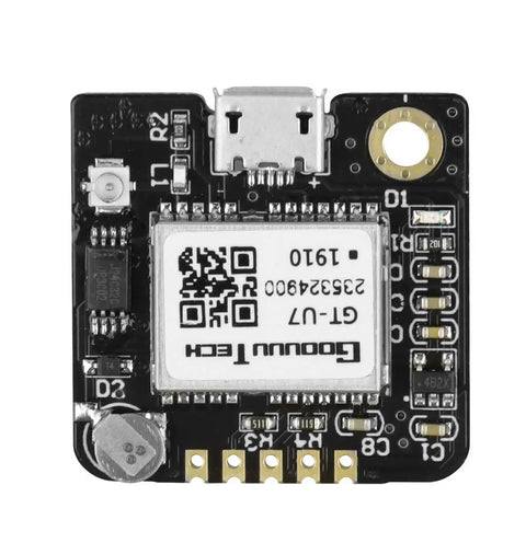 2 Pack GPS Module With NEO 6M GPS Receiver For Arduino And Drone Microcontrollers, showing GT-U7 chip and USB interface