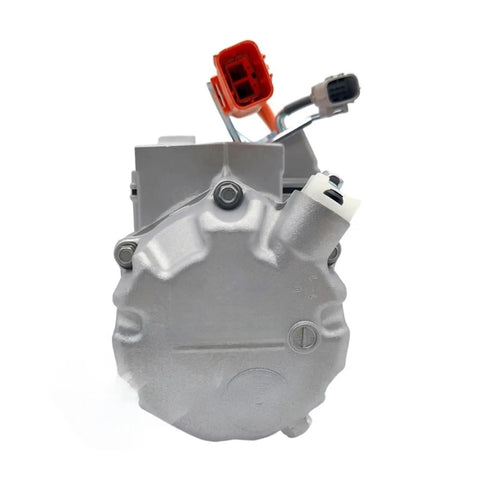 Direct Bolt On Electric AC Compressor Replacement For Tesla Model S ES34C 6007380-00-D OEM Fit front view with connectors.