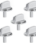 Long Stem Stove Knob Replacements For Gas Range Oven 5 Pack Replacement Parts Compatible With 5304504839