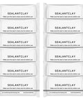 Waterproof Sealant Mastic For Wall Holes And Cracks, Multi Purpose Crack Filler Putty For Air Conditioning Holes And Drain Connections, Quick DIY Wall Hole Filler, White, 12 Pack, shown in packaging.