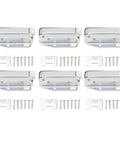 Push To Open Cabinet Latch Set 6 Pack Iron Spring Catches For Self Closing Doors No Fuss Install Lightweight 30,000 Cycle Life
