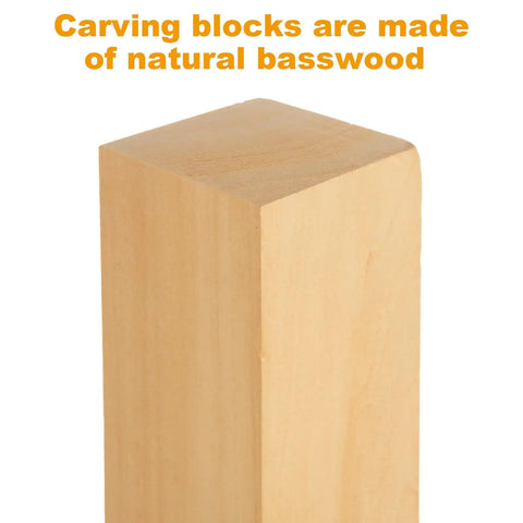 Unfinished Basswood Carving Blocks 10x3x3 Inches For Diy Woodworking And Home Crafts Ideal For School Projects Arts And Crafts And Christmas Decor Smooth Grain Durable Blocks For Easy Carving For Diyers