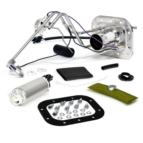 Chevrolet Corvette Fuel Pump Assembly 110 LPH With Stainless Hanger Filler Neck Sending Unit Wiring Pigtail Float And Gasket For 1984 1987 Replacement OEM Quality Part High Performance Fuel System