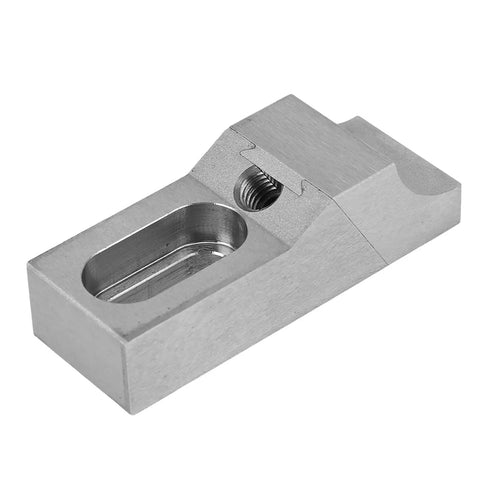 Low Profile Side Clamp Vise Set 2Pcs With Arc Shaped M8 Clamping Jaw S136H Die Steel Construction For Milling CNC Machines