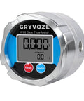 Digital Gear Flow Meter One Quarter Inch NPT For Low Flow High Viscosity Liquids With Plus Or Minus 0.5 Percent Accuracy