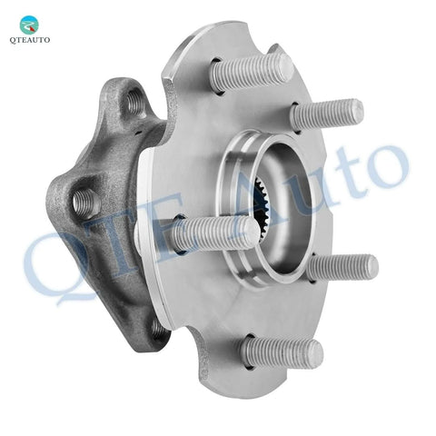 Side view of a wheel bearing hub from Set Of Four Front And Rear Wheel Bearing Hub Assemblies For 2006 2012 Toyota RAV4 4WD L4 Models