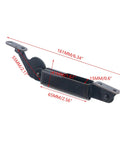 Heavy Duty Spring Lid Support Hinges 161x15x41mm for toolboxes and storage boxes with mounting screws included.