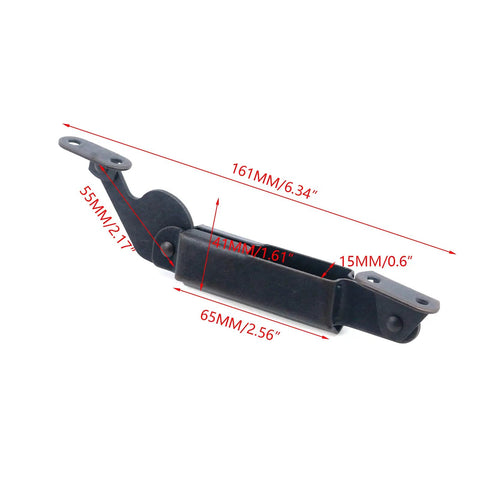Heavy Duty Spring Lid Support Hinges 161x15x41mm for toolboxes and storage boxes with mounting screws included.