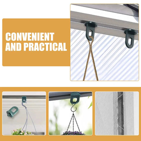 Durable Stainless Steel Greenhouse Glass Clips W Wire And Z Overlap Fixing Clamps Kit For Secure Glass Pane Mounting In Garden Greenhouse Accessories Easy Install