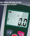 Digital Force Push Pull Tester 2N Dynamometer With Large LCD Display, Real Time And Yi Mode, 0.2 Kg Capacity, 0.45 Lb, Industrial Scientific Testing, Alarm Buzzer When Limits Exceed. Large LCD display showing 2.2 N and SET ZERO buttons