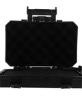 Open Rugged Black Portable Tool Case With Anti Collision Airtight Seal ABS Foam Padding Waterproof Shockproof Pressure Proof Storage Box