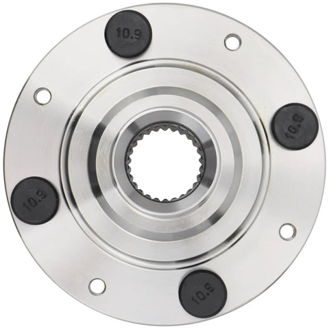 Close-up of Pair Front Wheel Hub Bearing Assemblies For Honda Civic 1992 To 2000 And Civic Del Sol 1993 To 1997 Front Driver