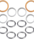 Toyota Lexus 12 Pcs Differential Transfer Case Crush Washer Gasket Kit With Oil Drain Plug Washers for Transfer Case Service