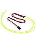Green RC LED Strip Lights For TRX4M SCX24 1/24 1/18 Crawlers Upgrade Flexible Cuttable LED Tape coiled with wiring visible
