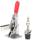 Heavy Duty Stainless Steel Toggle Clamp 60kg Holding Capacity Clamping Fixture With Ergonomic Handle for Machine Welding Mold Making