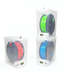 Heavy Duty 5.8L 3D Printing Filament Storage Box With Airtight Seal And Stackable Bins For 1kg Spools 1.75mm And 2.85mm Compatible